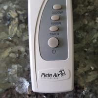 Ventilatore  caldo/aria da parete con telecomando 