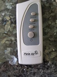 Ventilatore  caldo/aria da parete con telecomando 