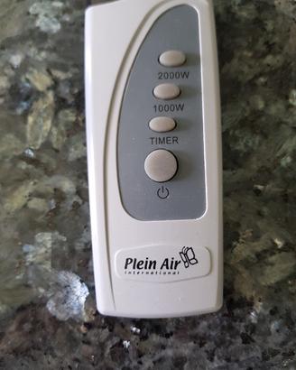 Ventilatore  caldo/aria da parete con telecomando 