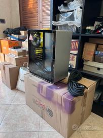 Case PC Jonsbo U4 Silver alluminio design