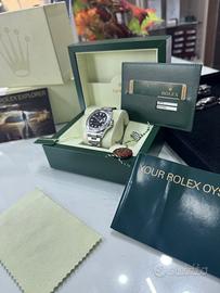 Rolex Explorer garanzia card
