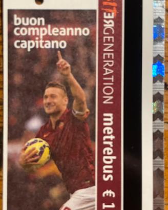 Biglietti atac Totti
