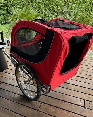 Rimorchio da bicicletta per cani Paw Hut