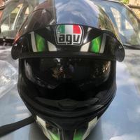 Casco Moto integrale AGV K5 Hurricane Nero/Verde