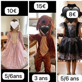 Lotti costumi di Halloween e travestimenti bambina
