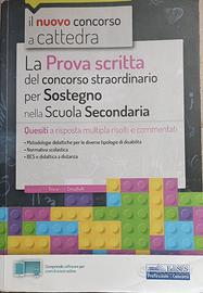 libro concorso a cattedra sostegno secondaria