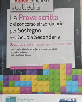 libro concorso a cattedra sostegno secondaria