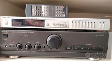 AMPLIFICATORE E TUNER TECHNICS VINTAGE