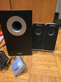 Sistema audio subwoofer 2.1 Trust