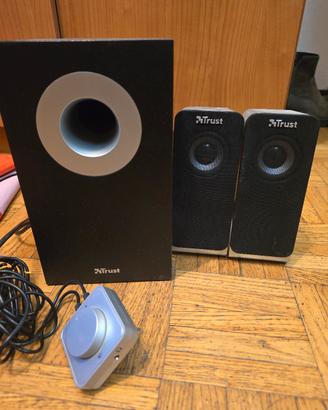 Sistema audio subwoofer 2.1 Trust