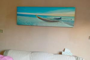 Trilocale arredato tra mare e strada parco