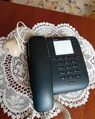 Telefono fisso vintage Gigaset DA310 nero