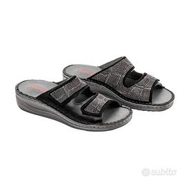 Podoline Ciabatte Matrice 2 fasce strappi e strass