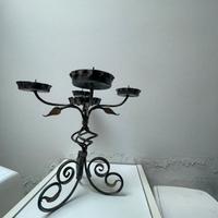 Candelabro Vintage Ferro Battuto