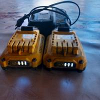 carica batterie più  2 batterie