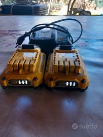 carica batterie più  2 batterie