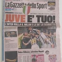 Gazzetta dello Sport Scudetto Juventus