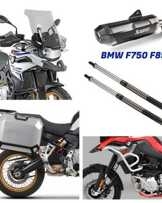 Bmw F 750 F850Gs scarico valigie leve sella