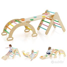 Triangolo pikler arrampicata bambini gioco