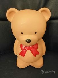 Salvadanaio in Terracotta a forma di Orsetto