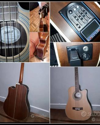 ASHTON basso acustico 4 corde amplificabile