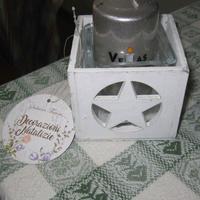 Portacandele con Candela NUOVO