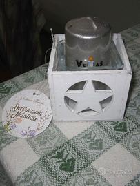 Portacandele con Candela NUOVO