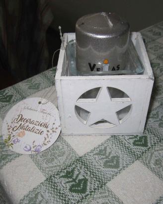 Portacandele con Candela NUOVO
