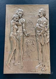 Quadro Scultura bassorilievo in argento