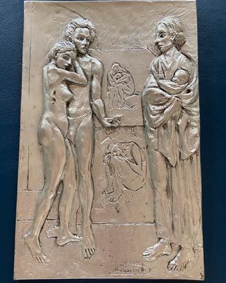 Quadro Scultura bassorilievo in argento