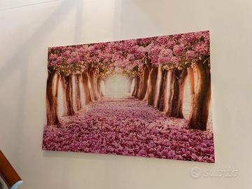 Quadro Wall Art Canvas Fiori Ciliegio per camera