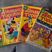 Blocco n°4 albi ALMANACCO TOPOLINO