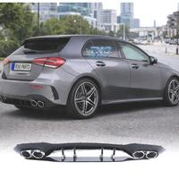 DIFFUSORE MERCEDES CLASSE A W177 18- A45 AMG NERO 