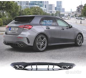 DIFFUSORE MERCEDES CLASSE A W177 18- A45 AMG NERO 