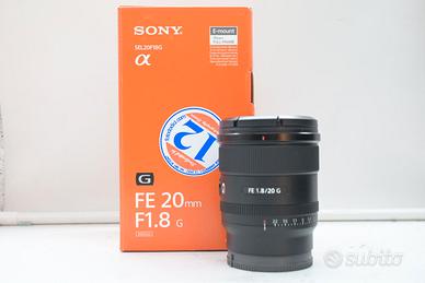Sony FE 20mm f/1.8 G