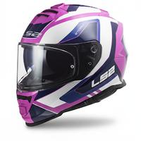 Casco integrale LS2 FF800 donna Bianco rosa