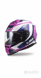 Casco integrale LS2 FF800 donna Bianco rosa