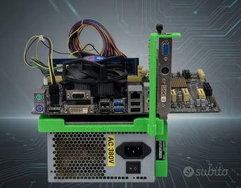 Supporto banco prova ITX/mATX + SSD/HDD