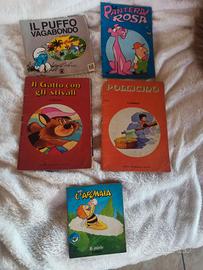 5 fiabe/fumetti anni 70/80