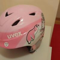 Casco da sci UVEX bambina 52-54 cm rosa