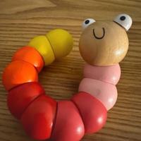 Gioco Piccolo lombrico in legno