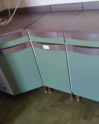Angoliera 3 pezzi vintage componibile cucina