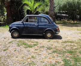 Storica Fiat 500 bleu