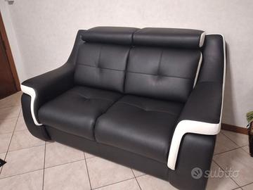 divano 2 posti vera pelle