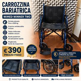 Carrozzina Bariatrica Wimed Winner Two 
