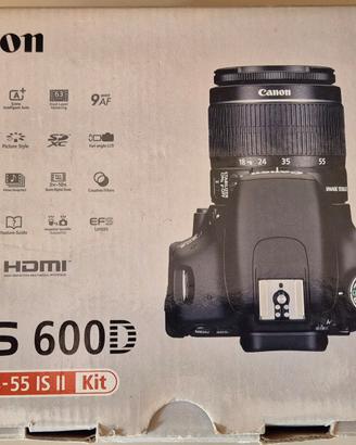 Canon EOS 600D completa,pari al nuovo(6097 scatti)