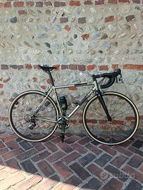 Cinelli XCR acciaio inox  con ruote DT swiss 