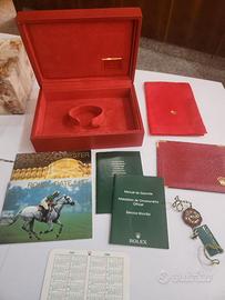 Corredo originale rolex datejust President oro