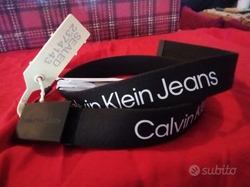 Calvin Klein Jeans cintura in canetè con logo all