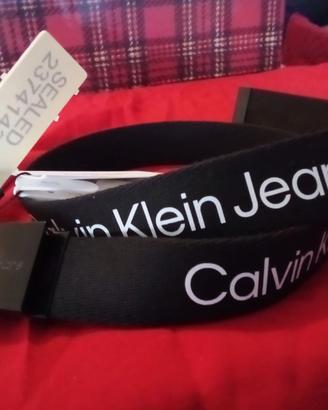 Calvin Klein Jeans cintura in canetè con logo all
